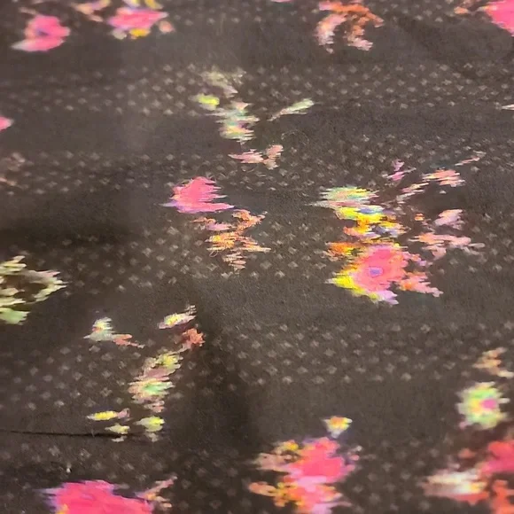 Pam & Gela Neon Ditsy Dress sz Small - Picture 14 of 15